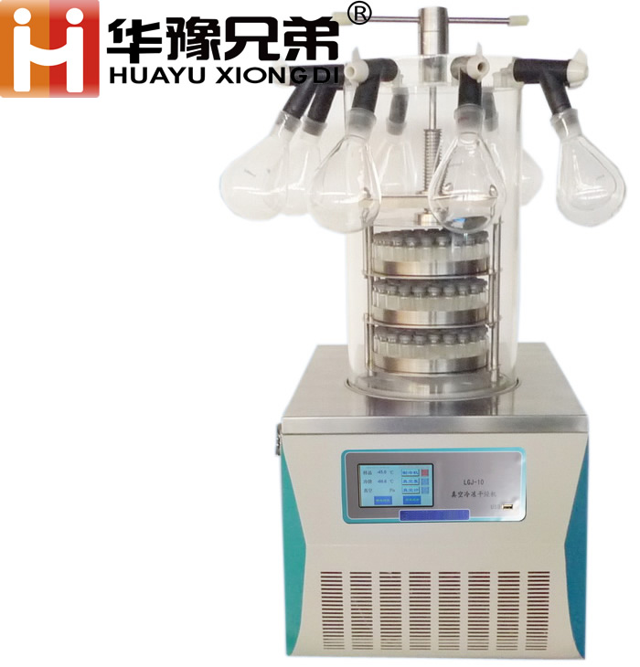 <strong><strong>LGJ-10多歧管凍干機(jī)實驗室壓蓋冷凍干燥機(jī)</strong></strong>